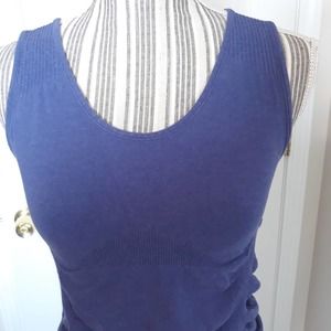 Athleta Ruched/Gathered Tank Top Purple M
